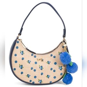 NEW Betsey Johnson Blueberry Shoulder Handbag
